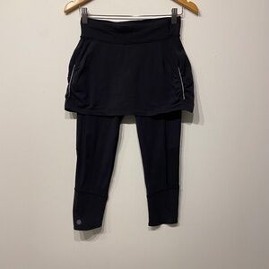 Athleta Black Skirt and Leggings Combo